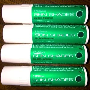 4 x Mountain Mint Melaleuca Lip Balm SPF 15